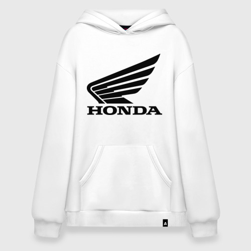 Худи SuperOversize хлопок Honda Motor, цвет белый