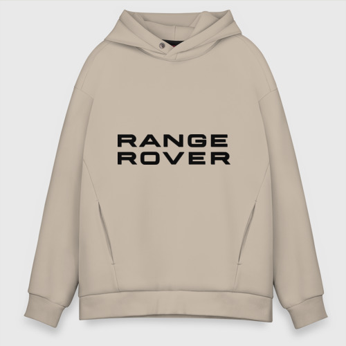 Мужское худи Oversize хлопок Range Rover, цвет миндальный