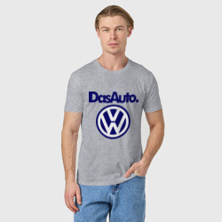 Мужская футболка хлопок Volkswagen Das Auto - фото 2