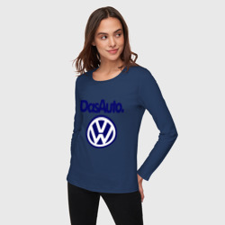 Женский лонгслив хлопок Volkswagen Das Auto - фото 2