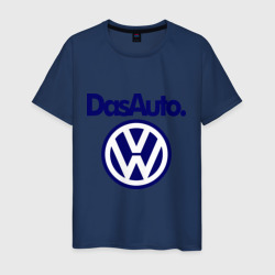 Мужская футболка хлопок Volkswagen Das Auto