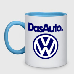 Кружка двухцветная Volkswagen Das Auto