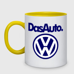 Кружка двухцветная Volkswagen Das Auto