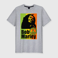 Мужская футболка хлопок Slim Bob Marley