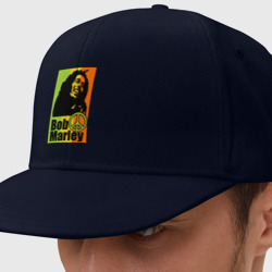 Кепка снепбек с прямым козырьком Bob Marley