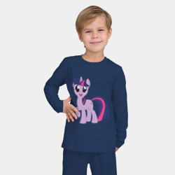 Детская пижама с лонгсливом хлопок Пони Сумеречная Искорка - фото 2