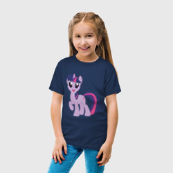 Детская футболка хлопок Пони Сумеречная Искорка - фото 2