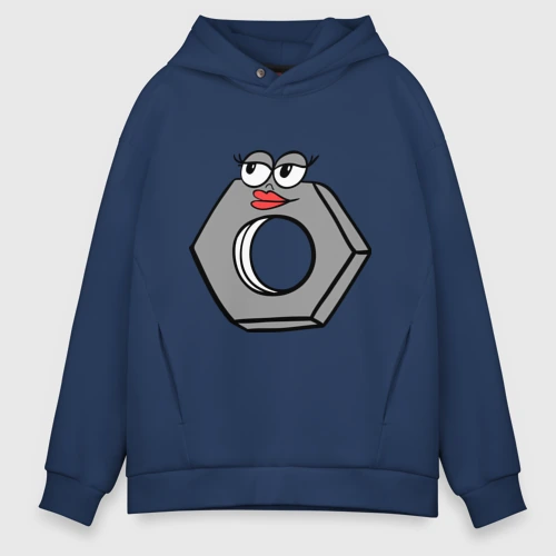 Мужское худи Oversize хлопок Гайка