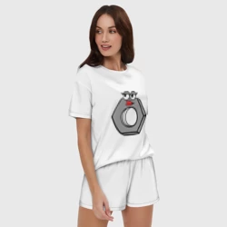 Женская пижама с шортиками хлопок Гайка - фото 2