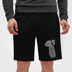 Мужские трикотажные шорты футер хлопок Болт - фото 2
