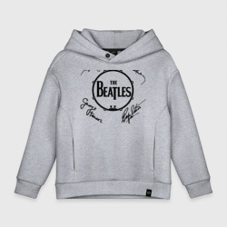 Детское худи Oversize хлопок Beatles автографы