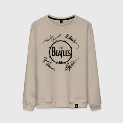 Мужской свитшот хлопок Beatles автографы