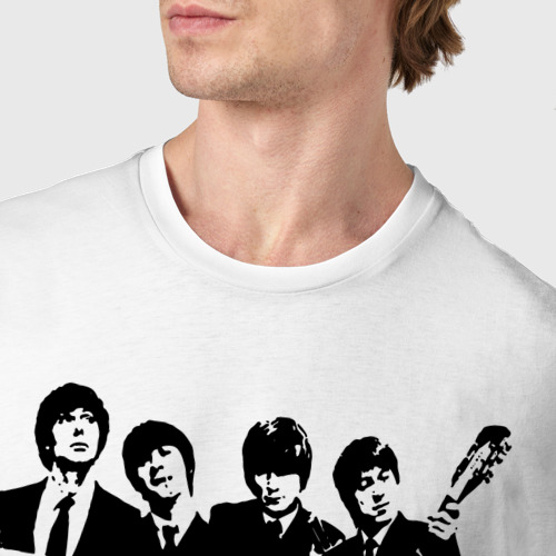 Мужская футболка хлопок Beatles - фото 6