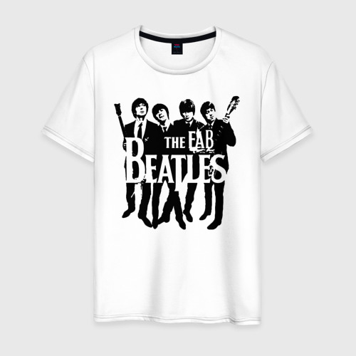 Мужская футболка хлопок Beatles