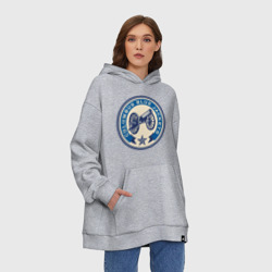 Худи SuperOversize хлопок Columbus Blue Jackets - фото 2