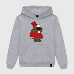 Женская толстовка хлопок Бобер