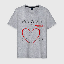 Мужская футболка хлопок Формула любви