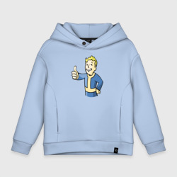 Детское худи Oversize хлопок Fallout Vault boy