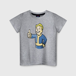 Детская футболка хлопок Fallout Vault boy