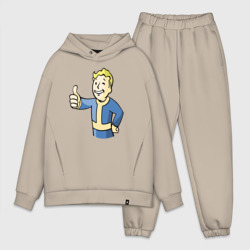 Мужской костюм oversize хлопок Fallout Vault boy