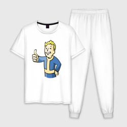 Мужская пижама хлопок Fallout Vault boy