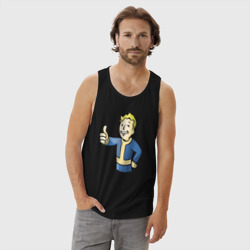 Мужская майка хлопок Fallout Vault boy - фото 2