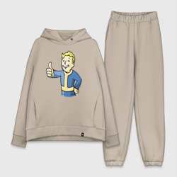 Женский костюм хлопок Oversize Fallout Vault boy