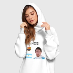 Платье-худи хлопок Месси - фото 2