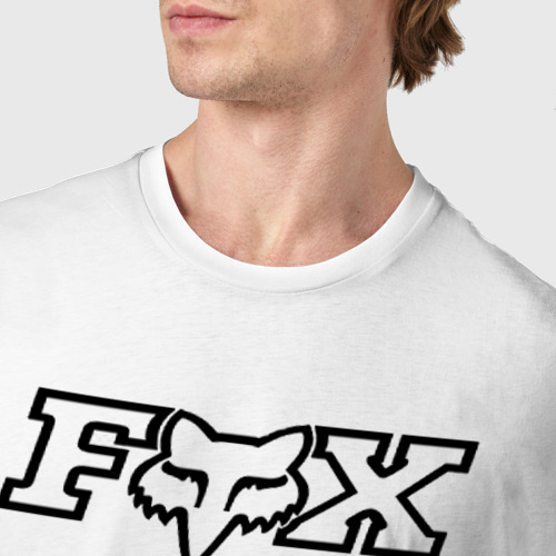 Мужская футболка хлопок FOX - фото 6