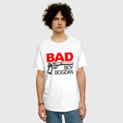 Мужская футболка хлопок Oversize Bad boy Bogdan - фото 2