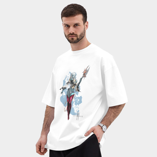 Мужская футболка Oversize хлопок premium Lineage - фото 5