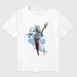 Женская футболка хлопок Oversize Lineage