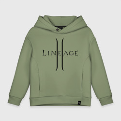 Детское худи Oversize хлопок Lineage logo