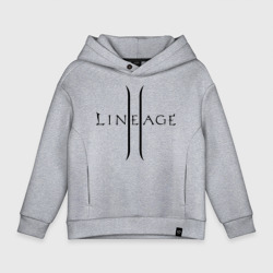 Детское худи Oversize хлопок Lineage logo