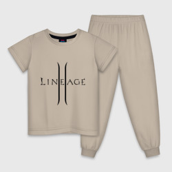 Детская пижама хлопок Lineage logo