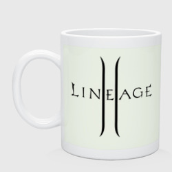 Кружка керамическая Lineage logo