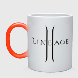 Кружка хамелеон Lineage logo