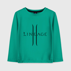 Детский лонгслив хлопок Lineage logo