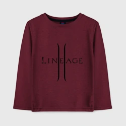 Детский лонгслив хлопок Lineage logo