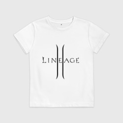Детская футболка хлопок Lineage logo
