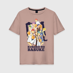 Команда Куроко – Женская футболка хлопок Oversize с принтом купить со скидкой в -16%