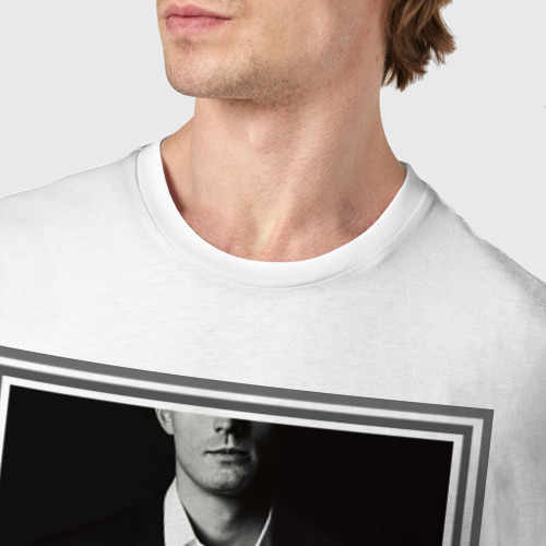 Мужская футболка хлопок Fifty Shades of Grey, цвет белый - фото 6