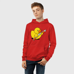 Детская толстовка хлопок Утенок с ружъем - фото 2