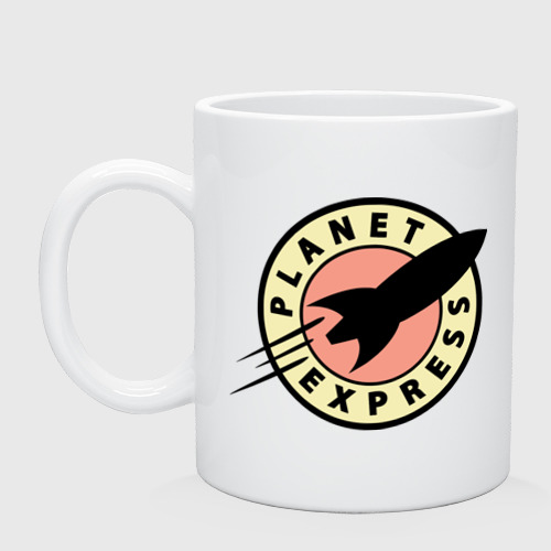 Кружка керамическая Planet Express, цвет белый