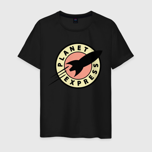 Мужская футболка хлопок Planet Express, цвет черный