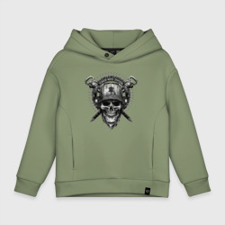 Детское худи Oversize хлопок Байкер всегда жив