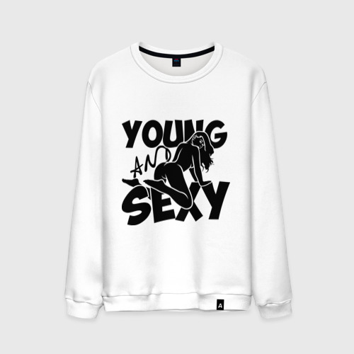 Мужской свитшот хлопок Young and sexy