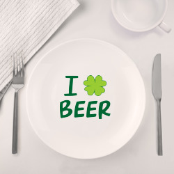Набор: тарелка + кружка Love beer - фото 2