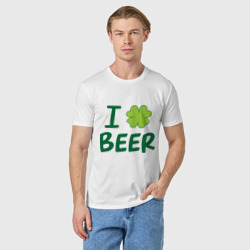 Мужская футболка хлопок Love beer - фото 2