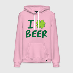 Женская толстовка хлопок Love beer